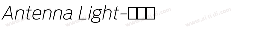 Antenna Light字体转换